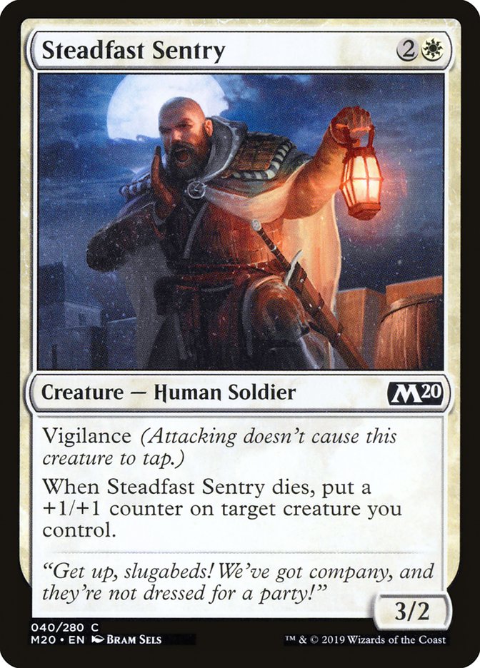 Steadfast Sentry [Core Set 2020] | Rock City Comics