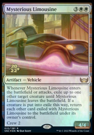 Mysterious Limousine [Streets of New Capenna Prerelease Promos] | Rock City Comics