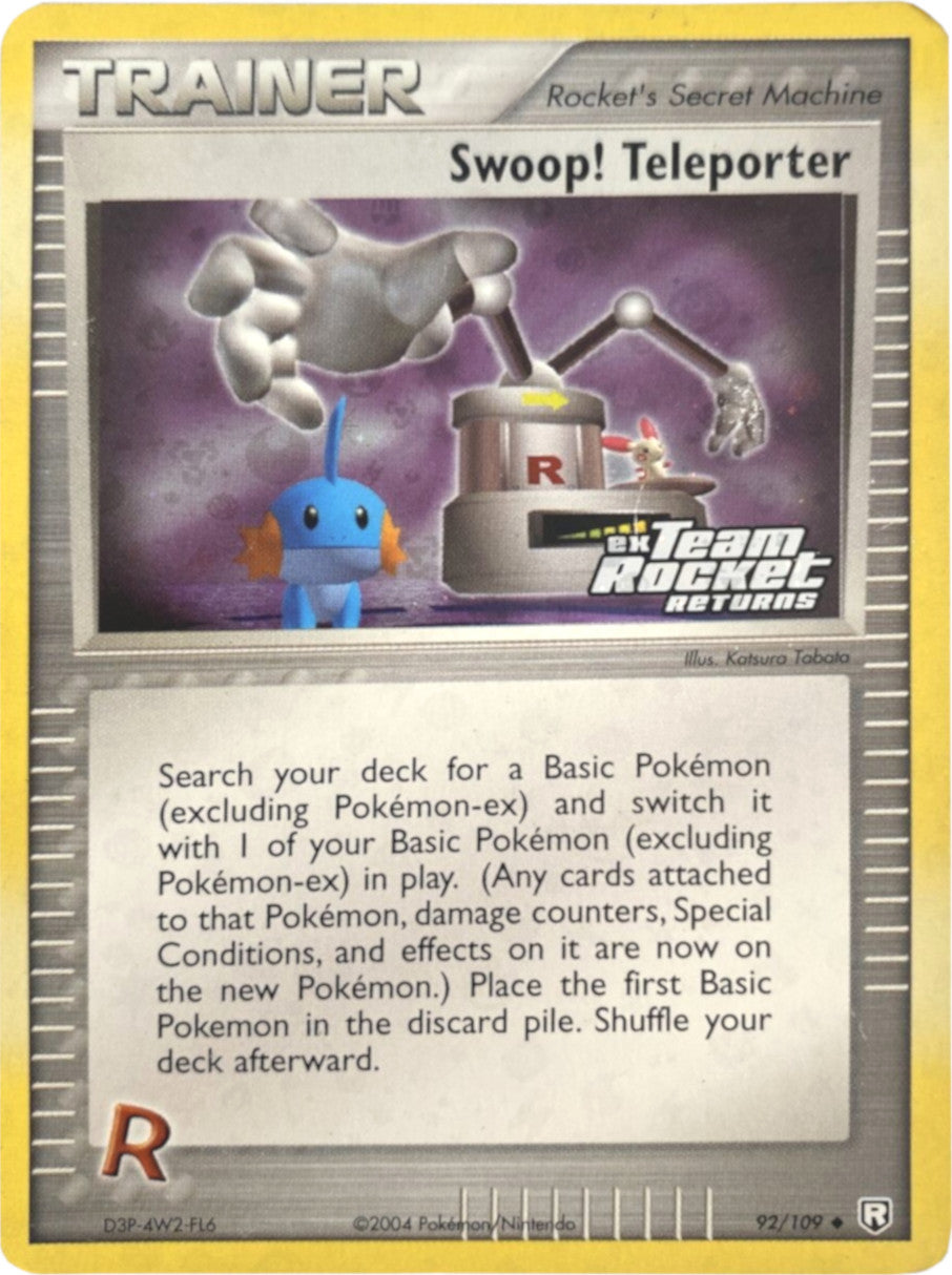 Swoop! Teleporter (92/109) (Stamped) [EX: Team Rocket Returns] | Rock City Comics