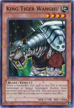 King Tiger Wanghu [BP01-EN129] Starfoil Rare | Rock City Comics