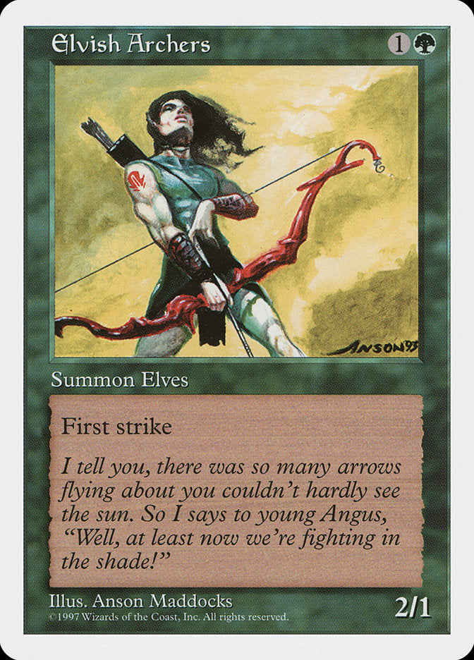 Elvish Archers [Fifth Edition] | Rock City Comics