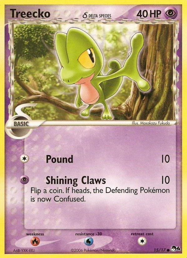 Treecko (15/17) (Delta Species) [POP Series 4] | Rock City Comics