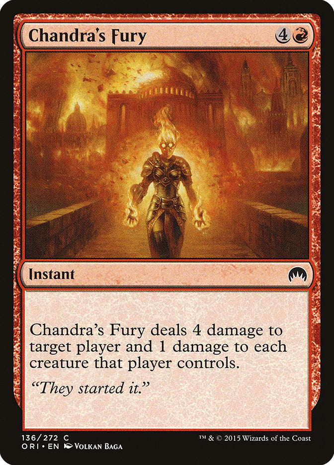 Chandra's Fury [Magic Origins] | Rock City Comics