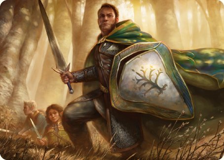 Boromir, Warden of the Tower Art Card [The Lord of the Rings: Tales of Middle-earth Art Series] | Rock City Comics