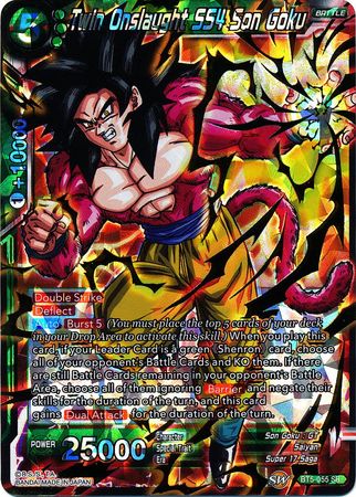 Twin Onslaught SS4 Son Goku (BT5-055) [Miraculous Revival] | Rock City Comics