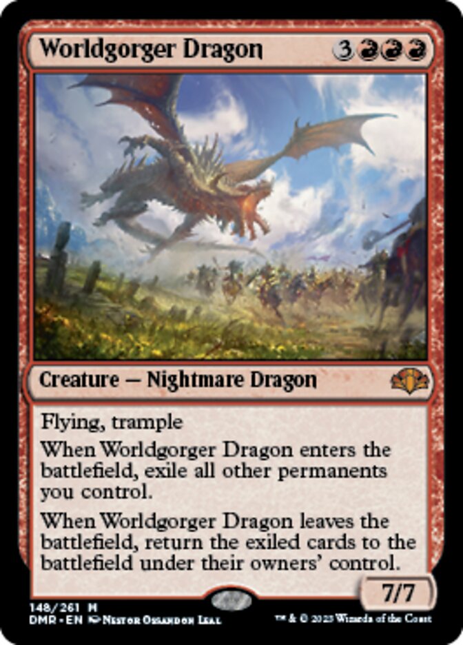 Worldgorger Dragon [Dominaria Remastered] | Rock City Comics