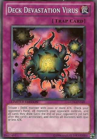 Deck Devastation Virus [GLD4-EN049] Common | Rock City Comics