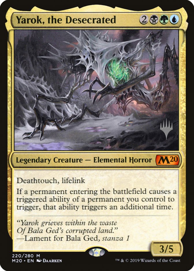 Yarok, the Desecrated(Promo Pack) [Core Set 2020 Promos] | Rock City Comics