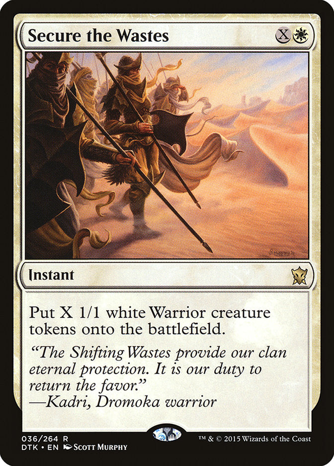 Secure the Wastes [Dragons of Tarkir] | Rock City Comics