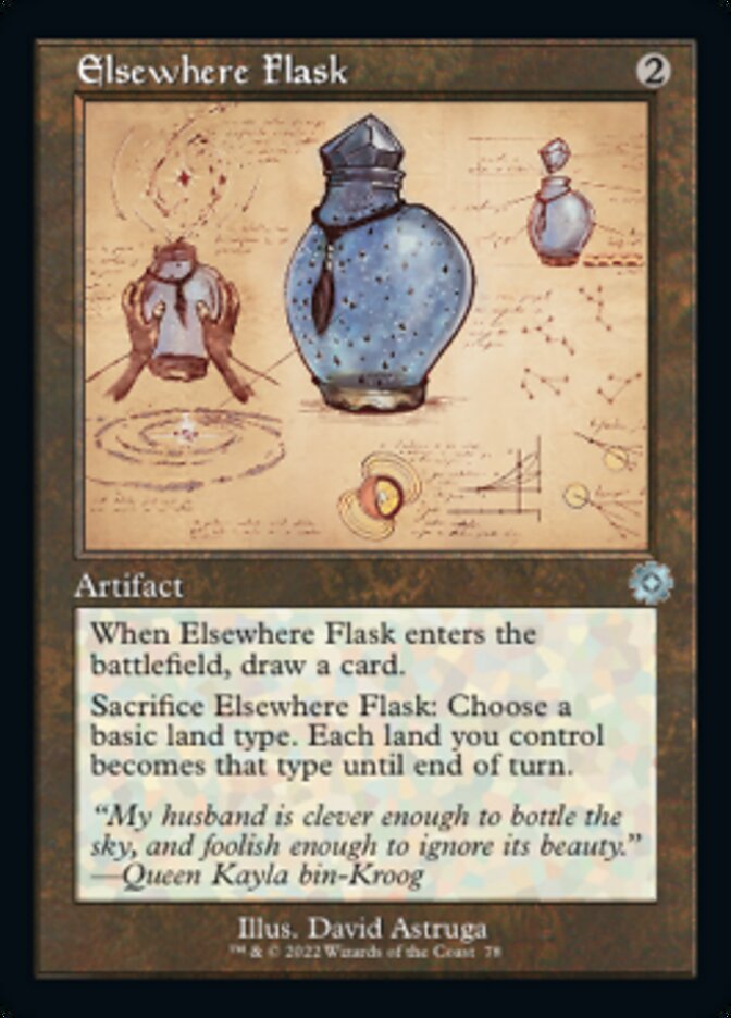 Elsewhere Flask (Retro Schematic) [The Brothers' War Retro Artifacts] | Rock City Comics