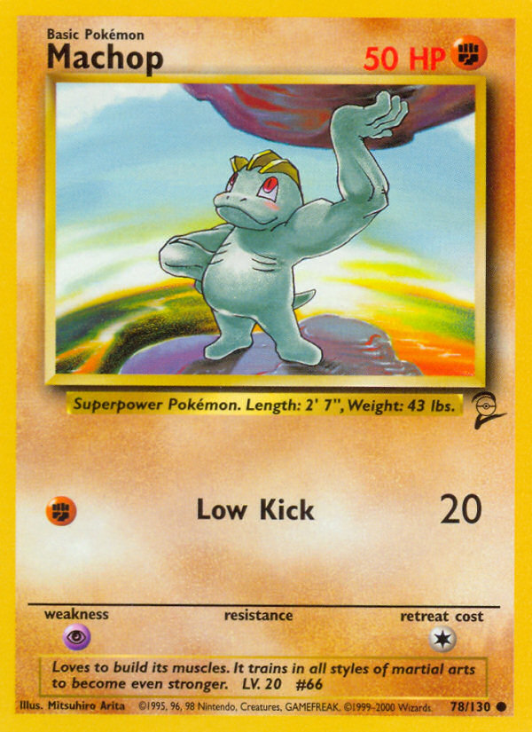 Machop (78/130) [Base Set 2] | Rock City Comics