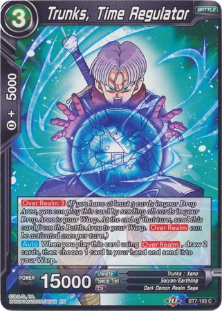 Trunks, Time Regulator (Reprint) (BT7-103) [Battle Evolution Booster] | Rock City Comics