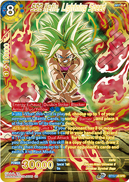 SS2 Kefla, Lightning Speed (SPR) (BT15-148) [Saiyan Showdown] | Rock City Comics