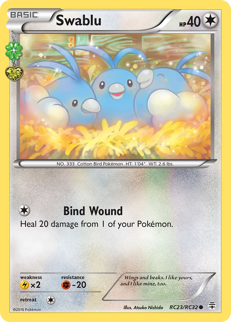 Swablu (RC23/RC32) [XY: Generations] | Rock City Comics