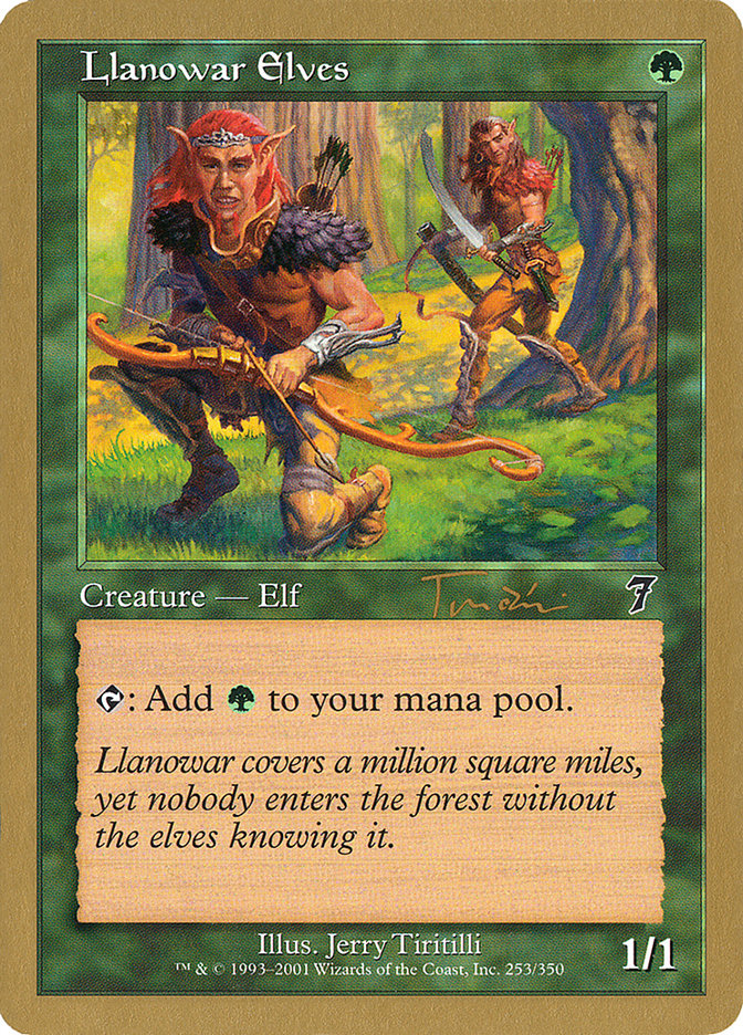 Llanowar Elves (Jan Tomcani) [World Championship Decks 2001] | Rock City Comics