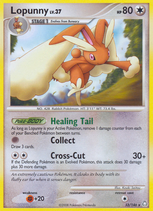 Lopunny (33/146) [Diamond & Pearl: Legends Awakened] | Rock City Comics