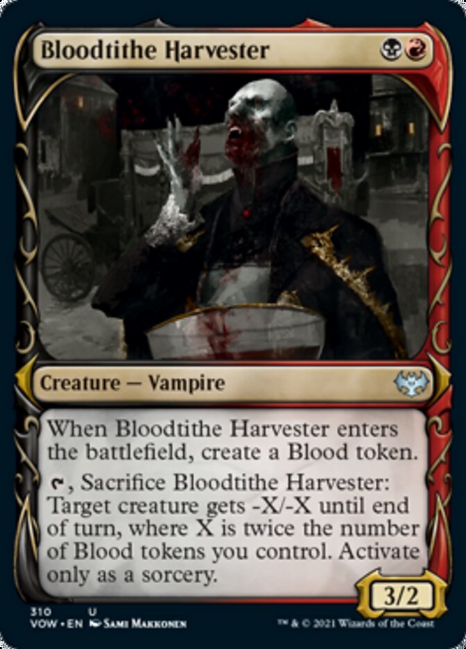 Bloodtithe Harvester (Showcase Fang Frame) [Innistrad: Crimson Vow] | Rock City Comics