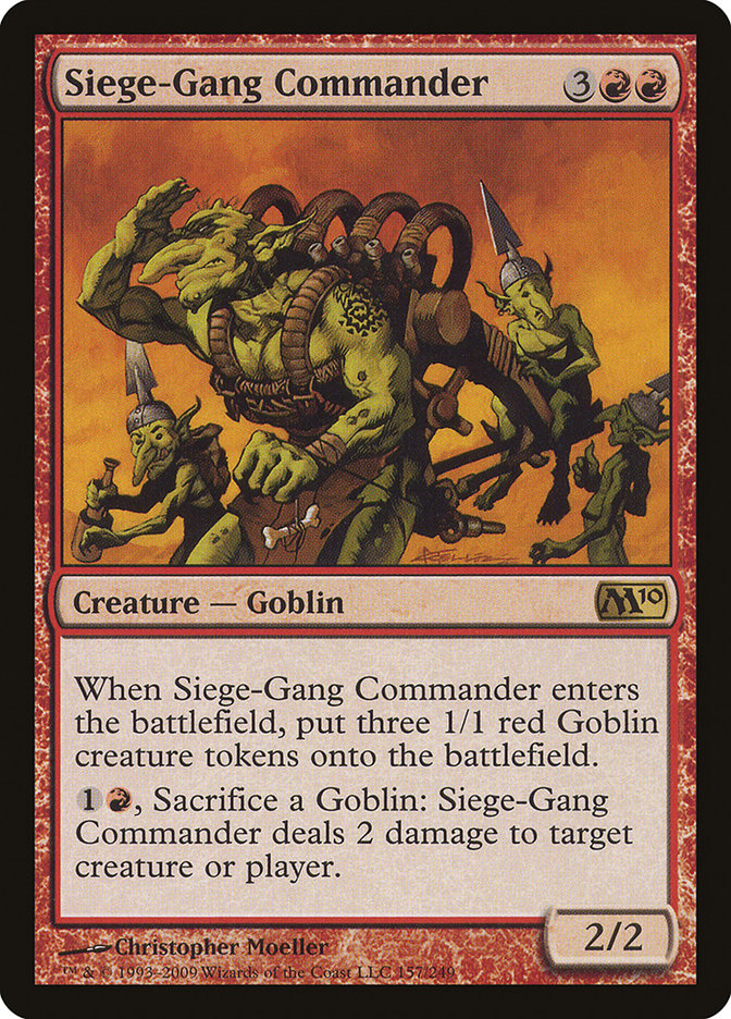 Siege-Gang Commander [Magic 2010] | Rock City Comics