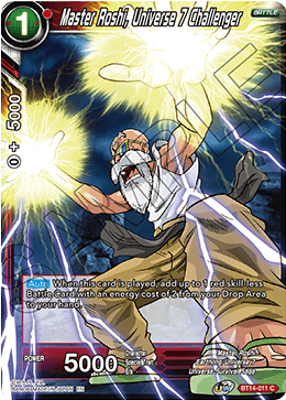 Master Roshi, Universe 7 Challenger (BT14-011) [Cross Spirits] | Rock City Comics