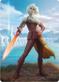 Nahiri, Heir of the Ancients 1 Art Card [Zendikar Rising Art Series] | Rock City Comics