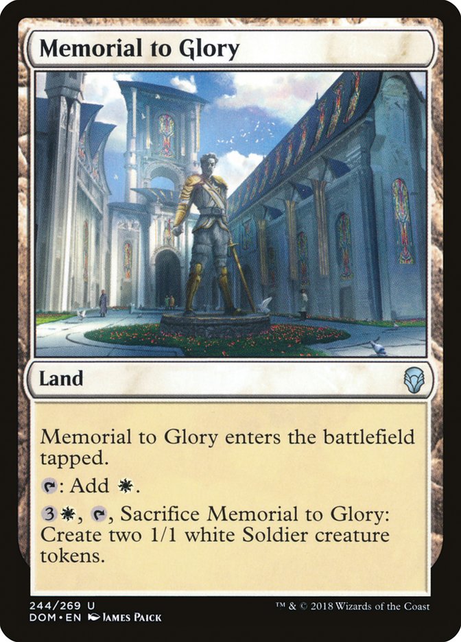 Memorial to Glory [Dominaria] | Rock City Comics