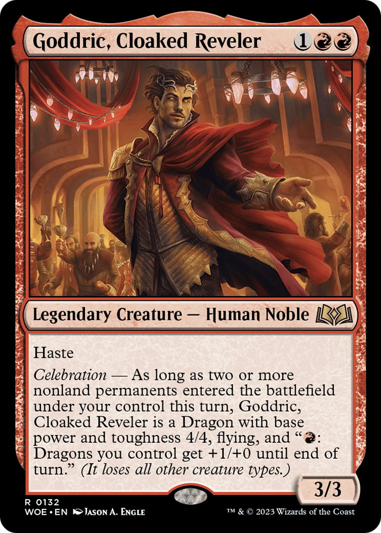 Goddric, Cloaked Reveler [Wilds of Eldraine] | Rock City Comics