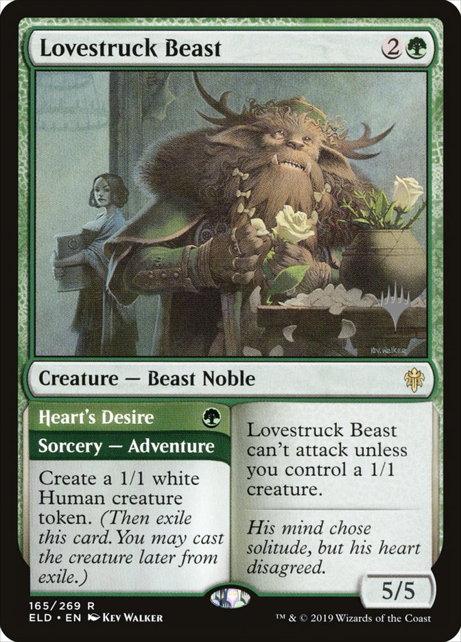 Lovestruck Beast // Heart's Desire (Promo Pack) [Throne of Eldraine Promos] | Rock City Comics