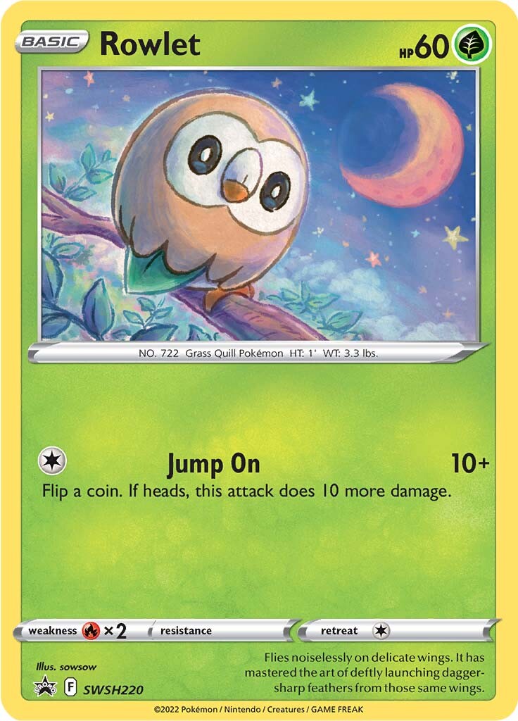 Rowlet (SWSH220) [Sword & Shield: Black Star Promos] | Rock City Comics