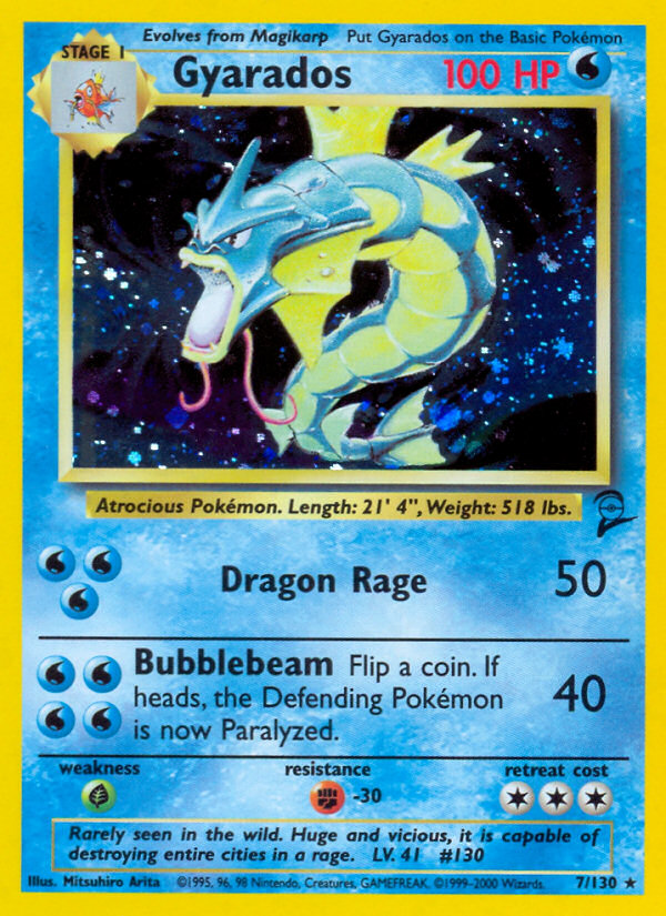 Gyarados (7/130) [Base Set 2] | Rock City Comics