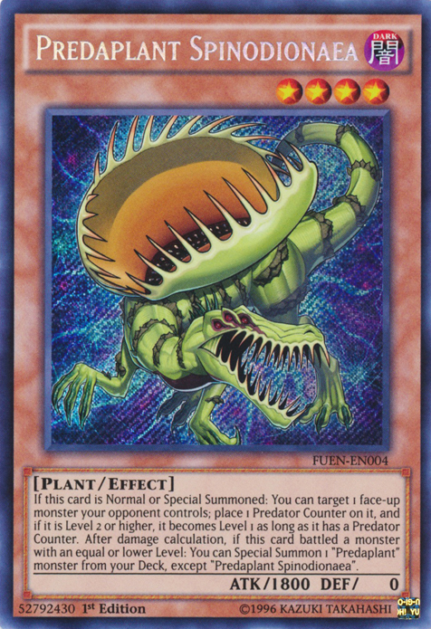 Predaplant Spinodionaea [FUEN-EN004] Secret Rare | Rock City Comics