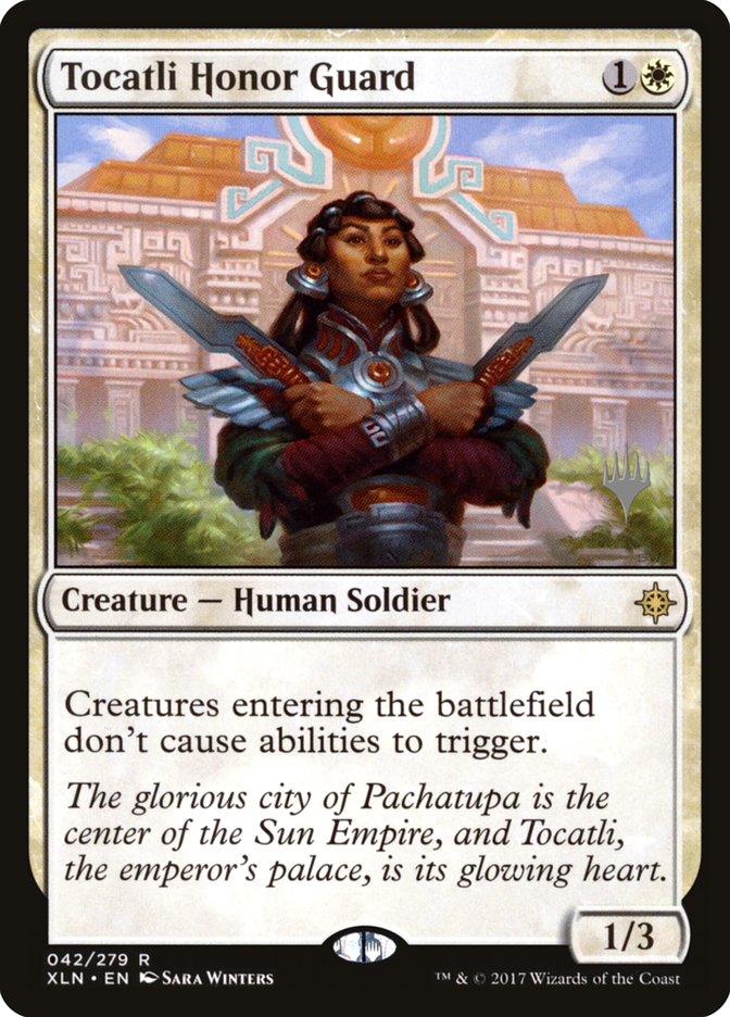 Tocatli Honor Guard (Promo Pack) [Ixalan Promos] | Rock City Comics