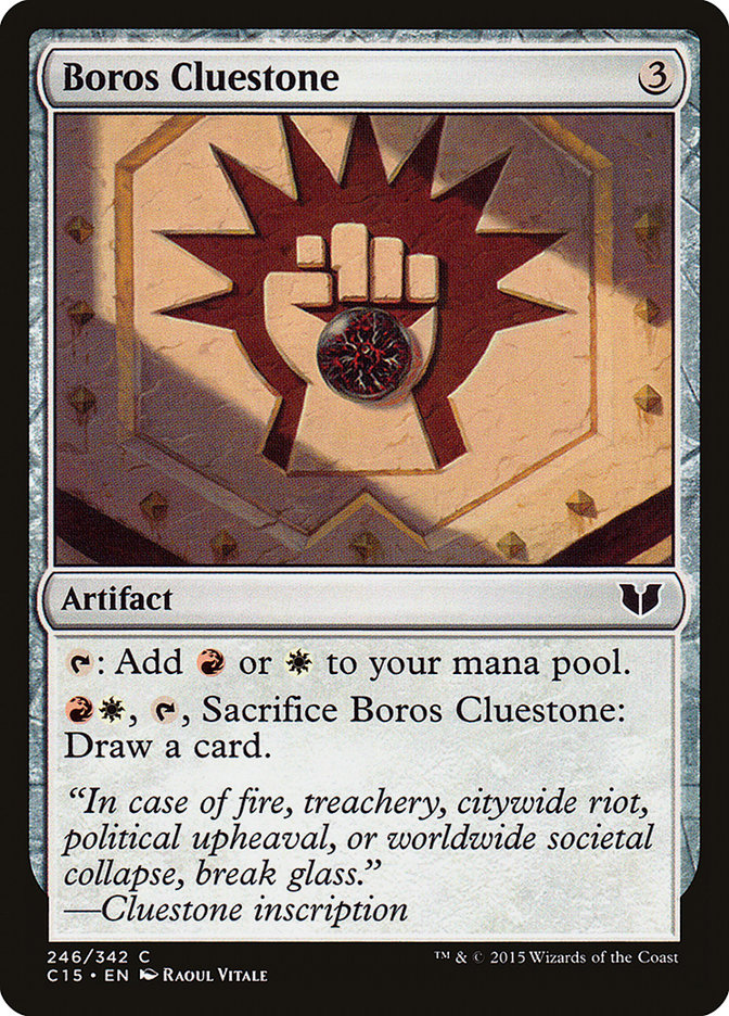 Boros Cluestone [Commander 2015] | Rock City Comics