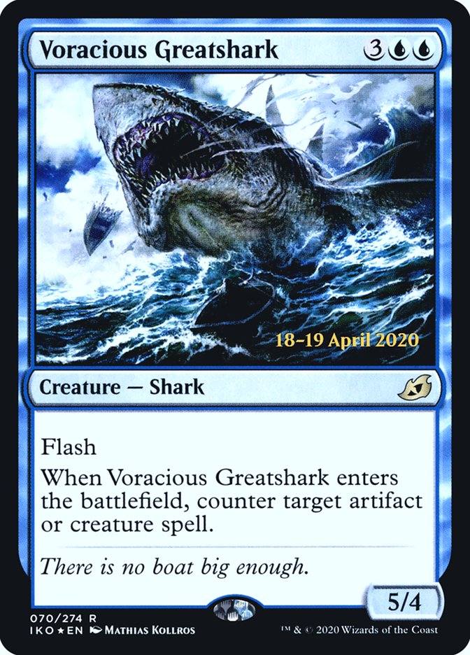 Voracious Greatshark  [Ikoria: Lair of Behemoths Prerelease Promos] | Rock City Comics