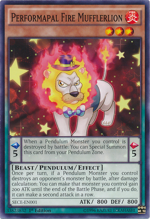 Performapal Fire Mufflerlion [SECE-EN001] Common | Rock City Comics