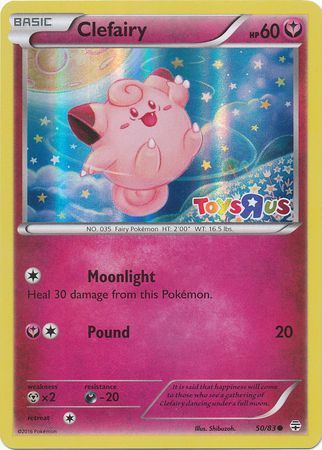 Clefairy (50/83) (Toys R Us Promo) [XY: Generations] | Rock City Comics