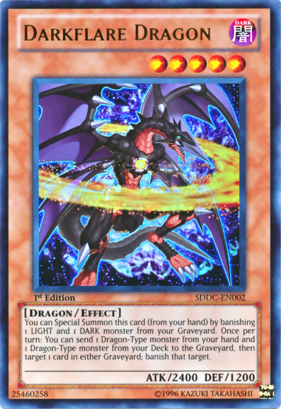 Darkflare Dragon [SDDC-EN002] Ultra Rare | Rock City Comics