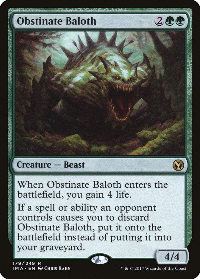 Obstinate Baloth [Iconic Masters] | Rock City Comics