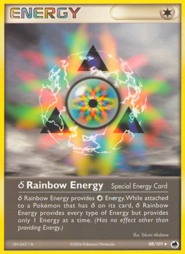 Rainbow Energy (88/101) (Delta Species) [EX: Dragon Frontiers] | Rock City Comics