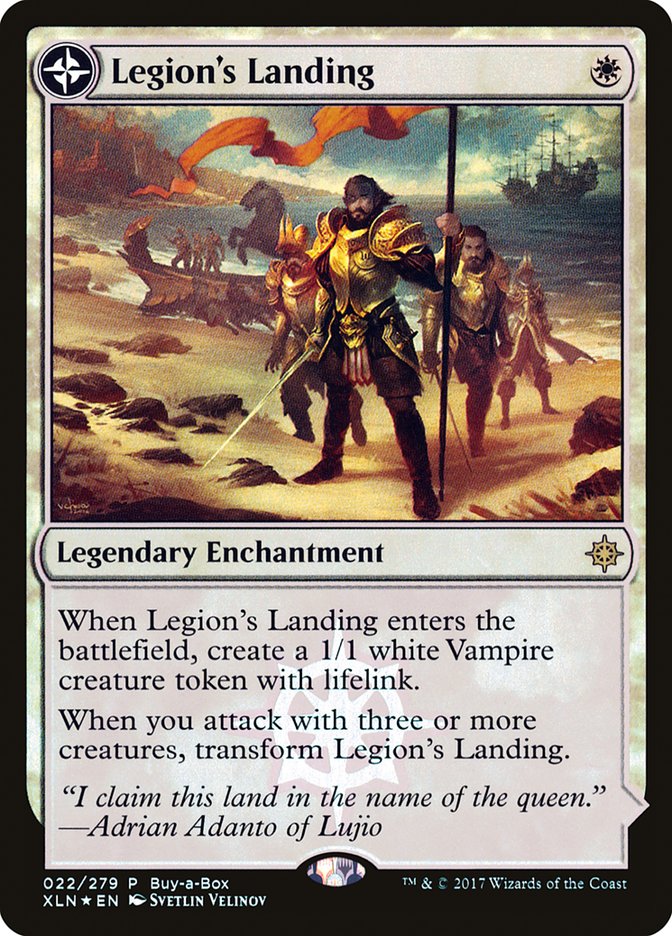 Legion's Landing // Adanto, the First Fort (Buy-A-Box) [Ixalan Treasure Chest] | Rock City Comics