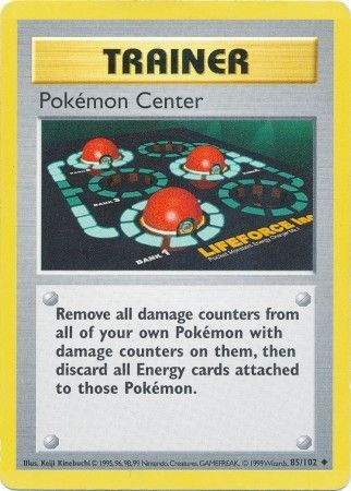 Pokemon Center (85/102) [Base Set Shadowless Unlimited] | Rock City Comics