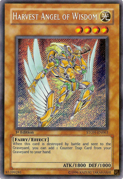 Harvest Angel of Wisdom [STON-EN063] Secret Rare | Rock City Comics