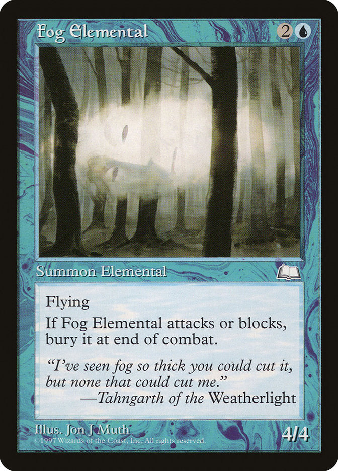 Fog Elemental [Weatherlight] | Rock City Comics