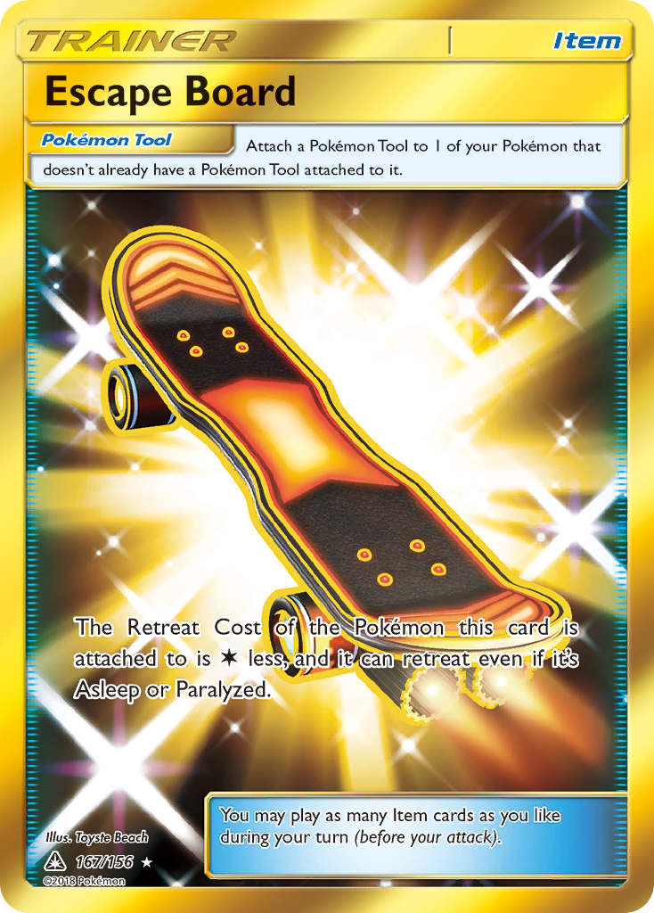 Escape Board (167/156) [Sun & Moon: Ultra Prism] | Rock City Comics