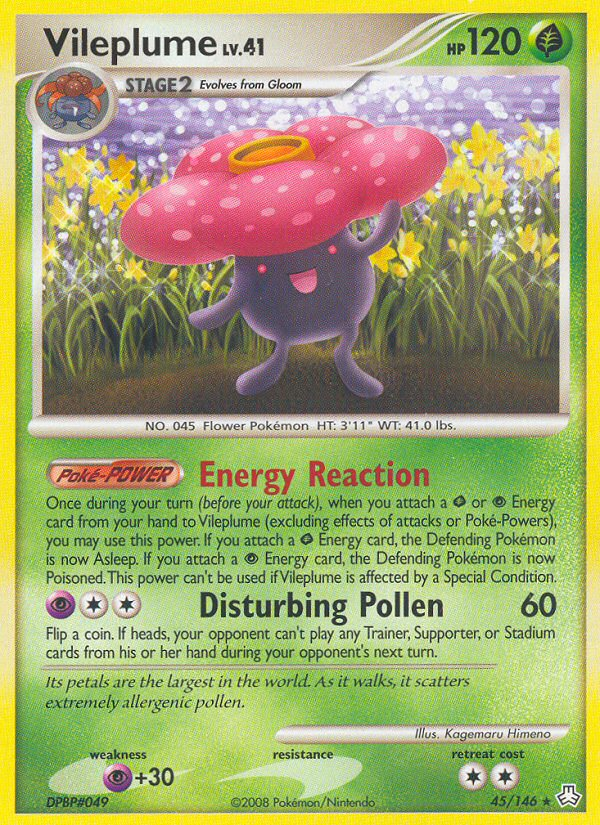 Vileplume (45/146) [Diamond & Pearl: Legends Awakened] | Rock City Comics