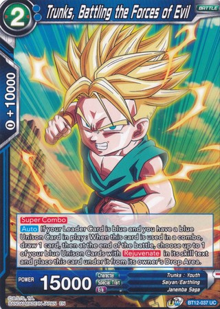 Trunks, Battling the Forces of Evil [BT12-037] | Rock City Comics