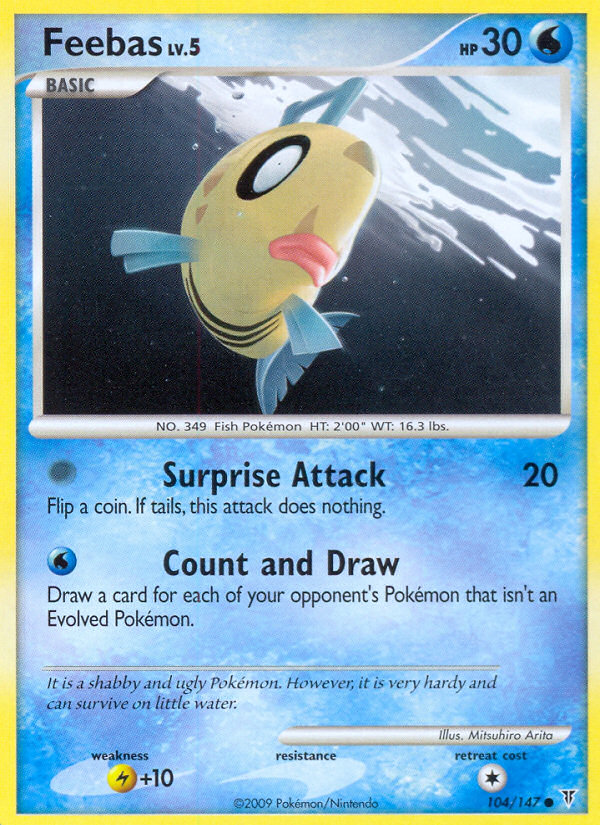 Feebas (104/147) [Platinum: Supreme Victors] | Rock City Comics