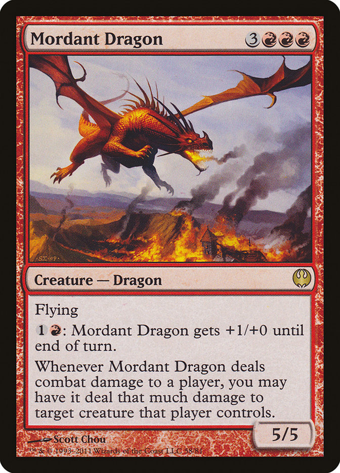 Mordant Dragon [Duel Decks: Knights vs. Dragons] | Rock City Comics