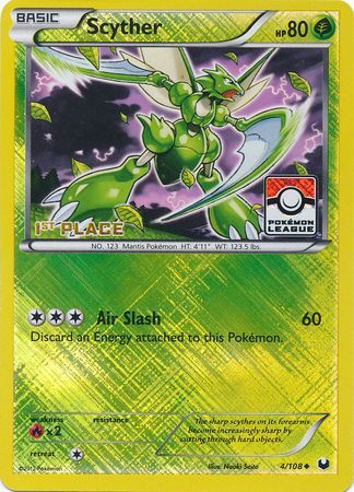 Scyther (4/108) (League Promo 1st Place) [Black & White: Dark Explorers] | Rock City Comics