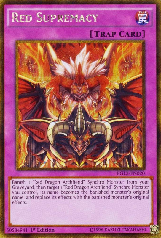 Red Supremacy [PGL3-EN020] Gold Secret Rare | Rock City Comics