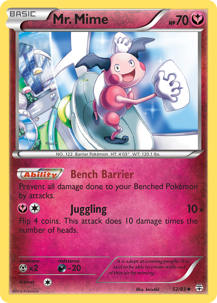 Mr. Mime (52/83) [XY: Generations] | Rock City Comics